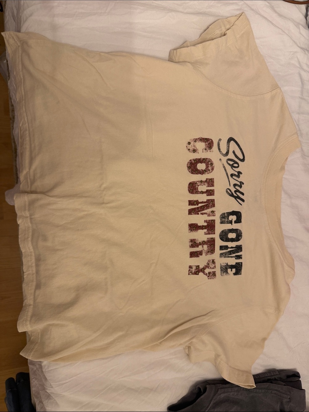 Idyllwind Cream 'Sorry Gone Country' Short Sleeve Tee